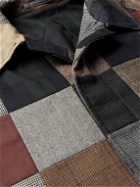 Beams Plus - Balmacaan Patchwork Wool-Blend Coat - Multi