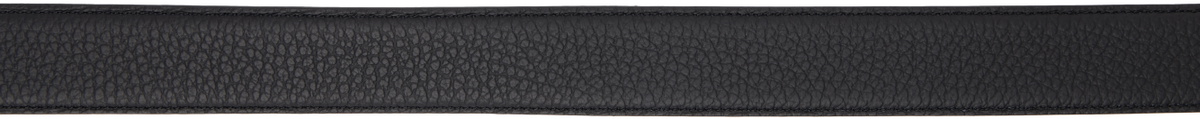 ZEGNA Black Leather Belt