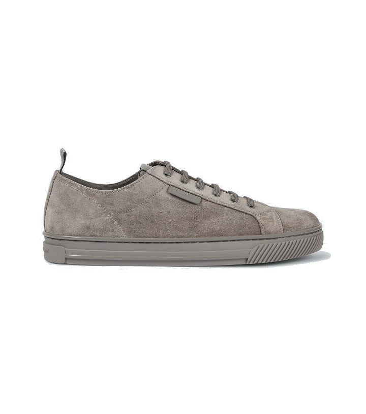 Photo: Gianvito Rossi - Low-top suede sneakers