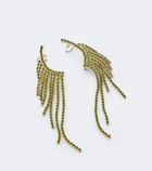 Rabanne Crystal-embellished ear climbers
