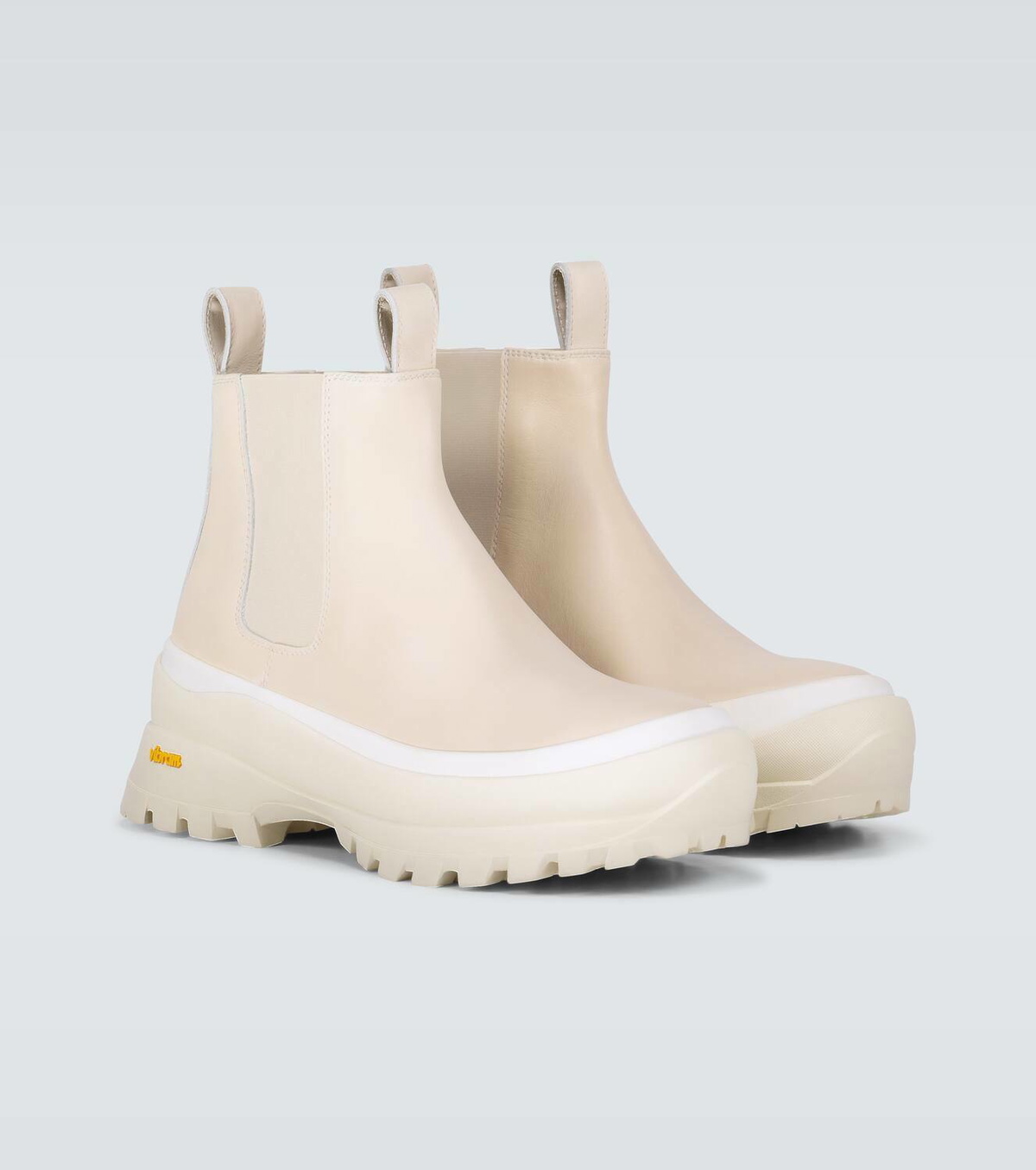 Jil Sander Leather boots with Vibram® platform