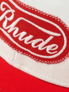 Rhude - Logo-Appliquéd Twill and Mesh Trucker Cap