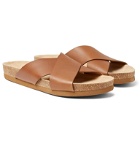 A.P.C. - Leather Slides - Brown