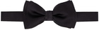 Ferragamo Black Silk Bow Tie