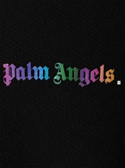 PALM ANGELS All Roads Cotton Crewneck Sweatshirt