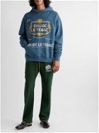 Rhude - Straight-Leg Logo-Embroidered Jersey Sweatpants - Green