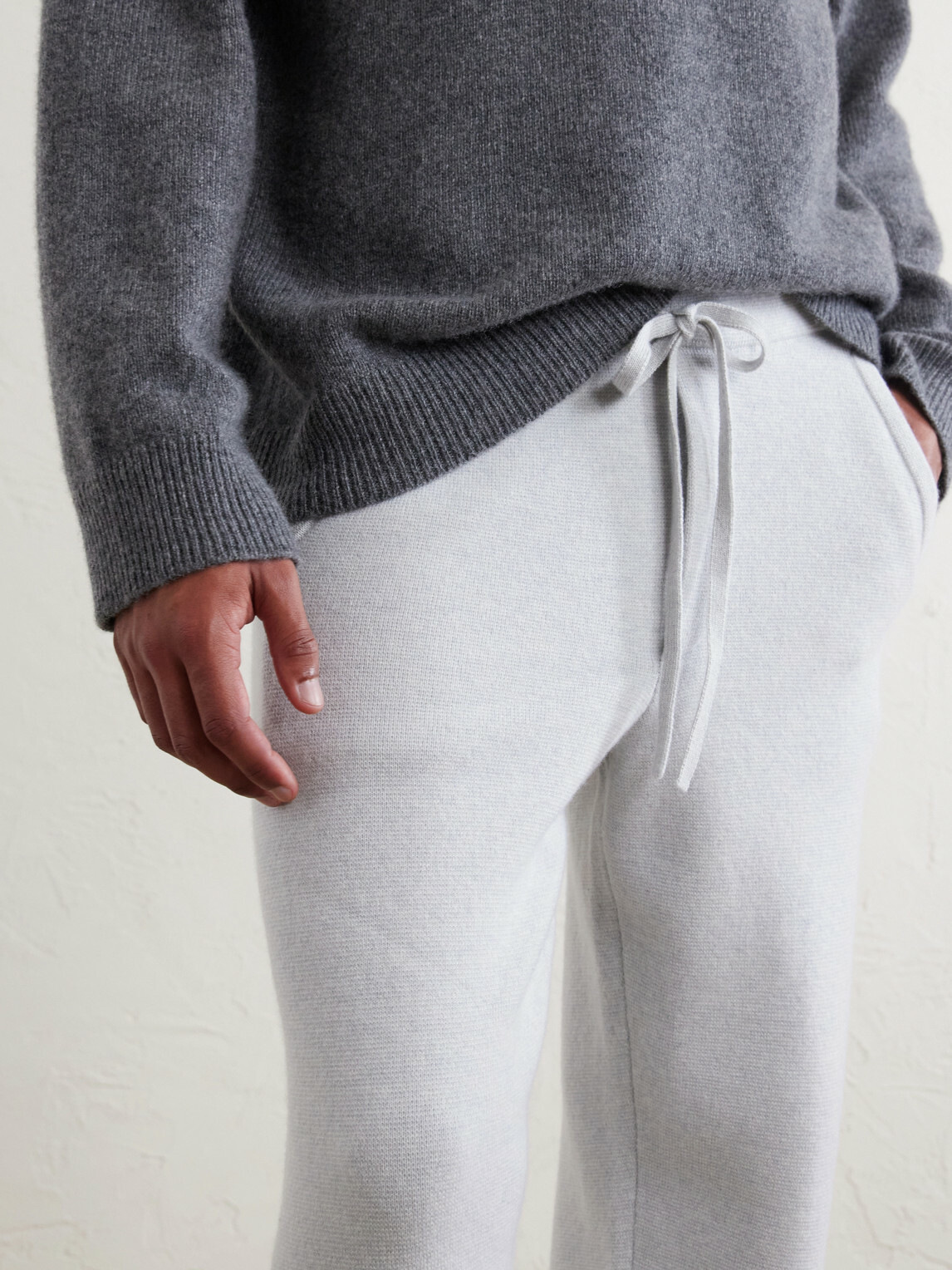 God's True Cashmere - Straight-Leg Cashmere Trousers - Gray