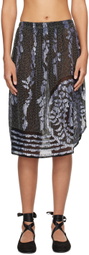 Bode Black Hyatt Midi Skirt