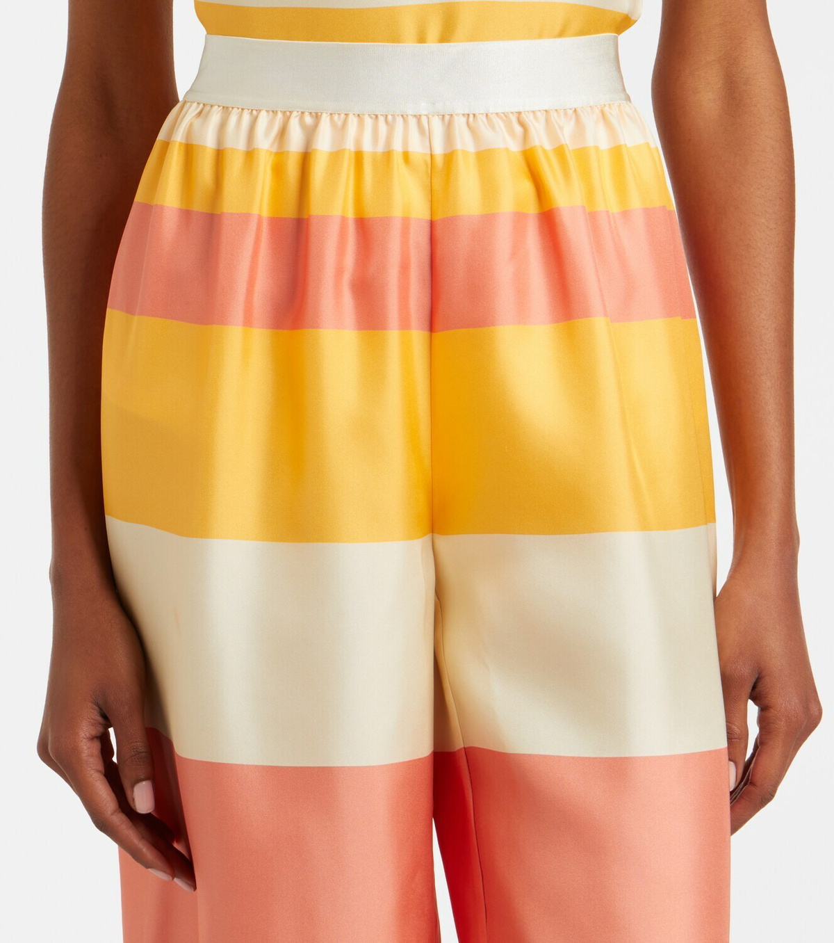 Eres Lollipop silk twill wide-leg pants