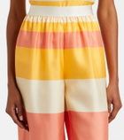 Eres Lollipop silk twill wide-leg pants
