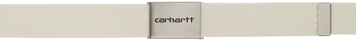 Photo: Carhartt Work In Progress Off-White Clip Belt