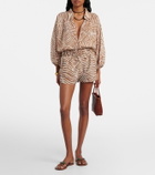 ViX Paula Hermanny Moana oversized printed cotton shirt