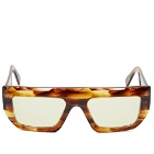 Thames Men's TV Manuka Sunglasses in Brown/Yellow