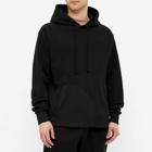 Uniform Bridge Men's Drawstring Popover Hoodie in Black