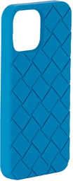 Bottega Veneta Blue Intreccio iPhone 13 Pro Max Case