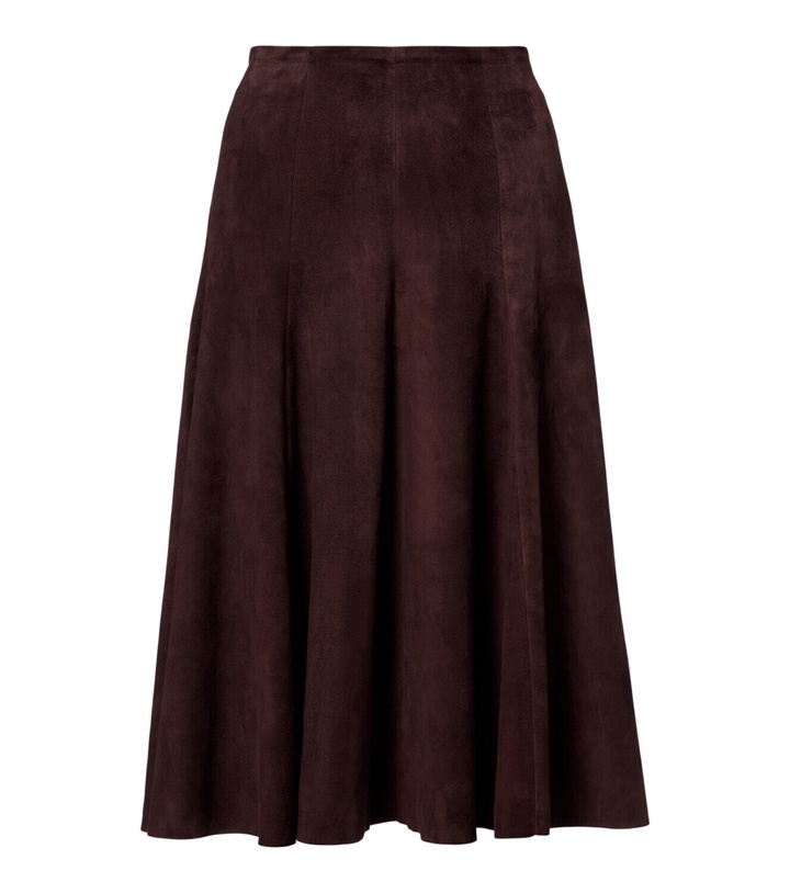 Photo: Stouls Suede midi skirt