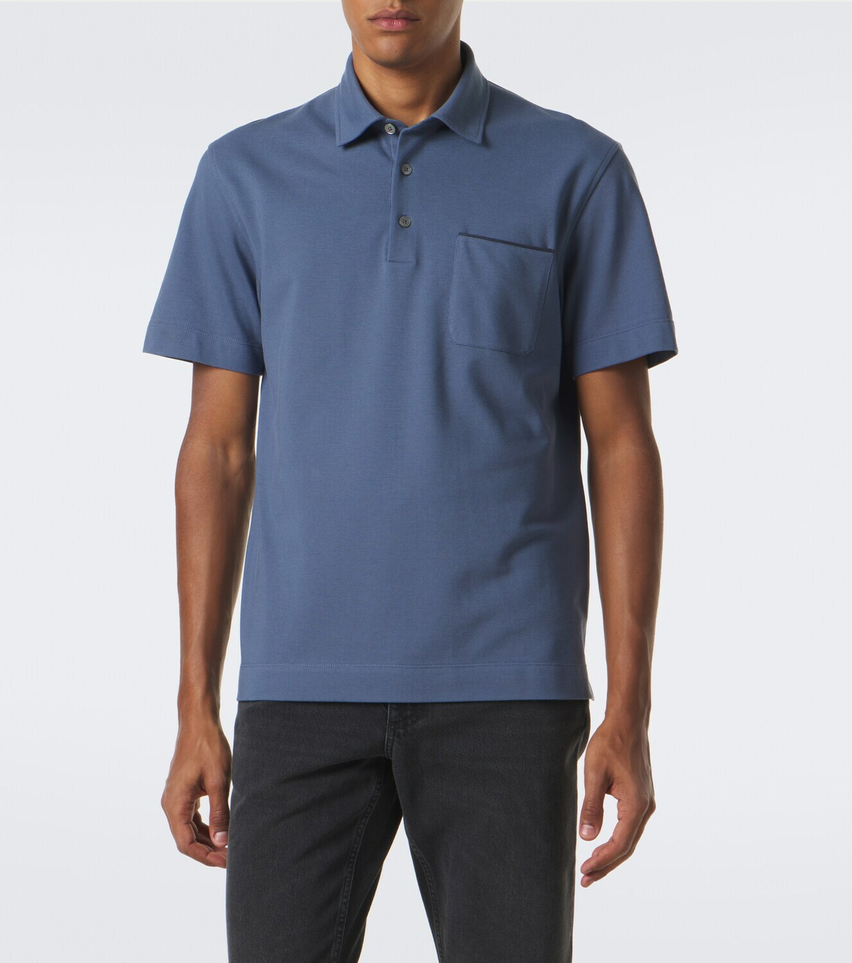 Zegna Cotton piqué polo shirt