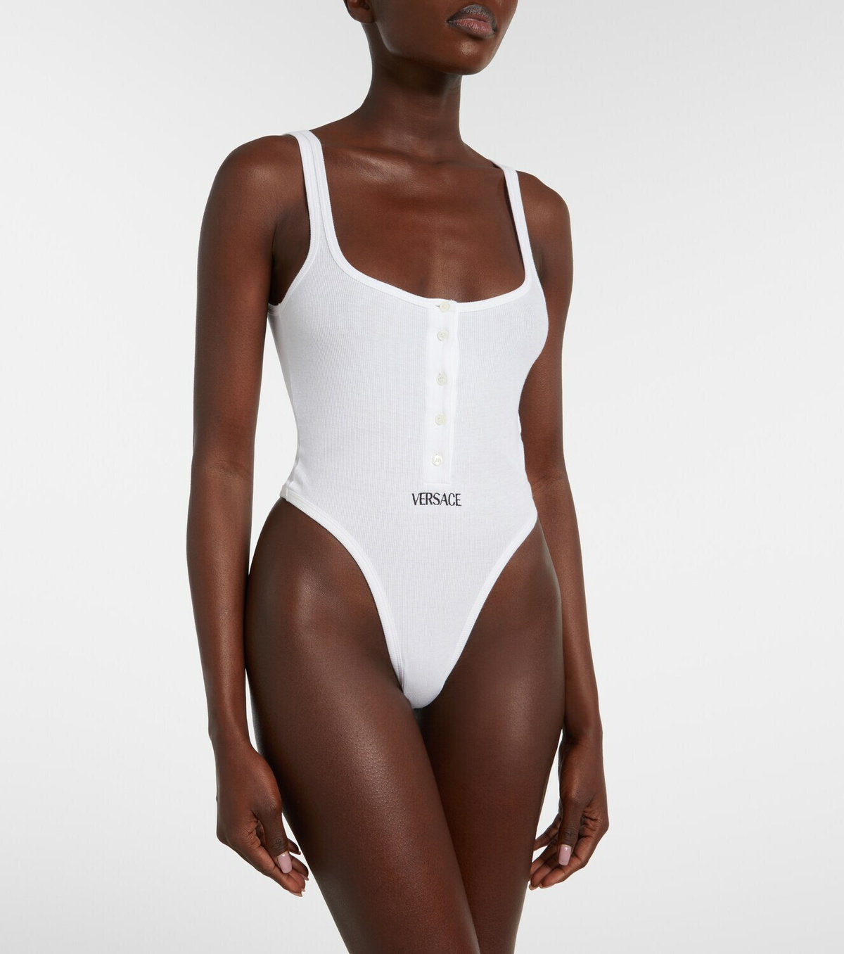 Versace Cotton-blend bodysuit