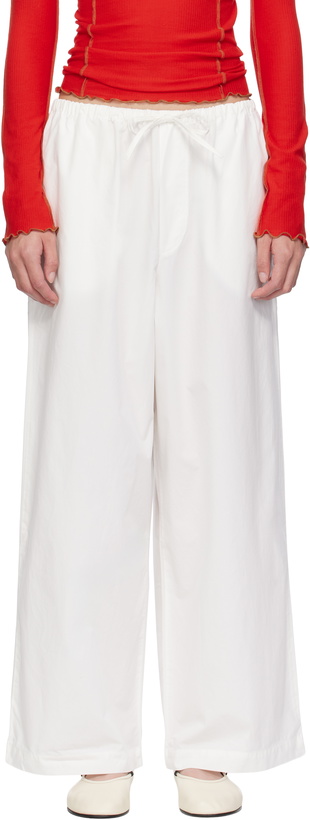 Photo: Baserange White Kolla Lounge Pants