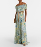 Etro Paisley silk chiffon maxi dress