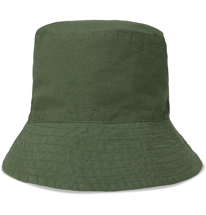 Photo: Engineered Garments - Cotton-Ripstop Bucket Hat - Green