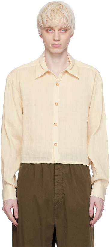 Photo: King & Tuckfield Off-White Buttoned Shirt
