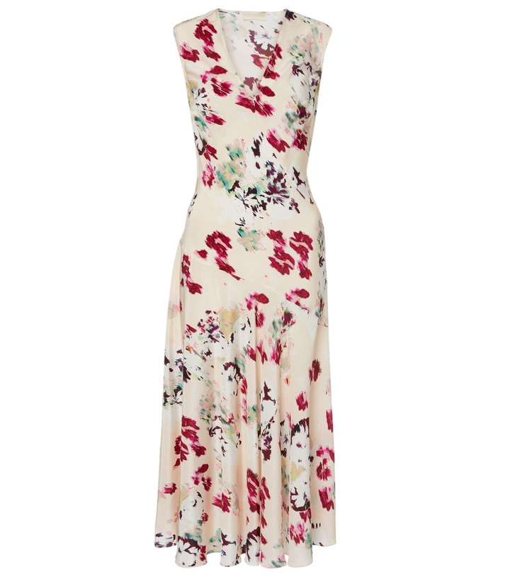 Photo: Ulla Johnson Elowen floral silk midi dress