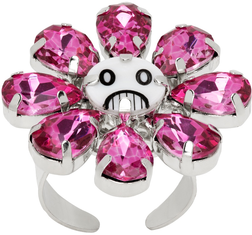 Photo: Charles Jeffrey Loverboy Silver & Pink Crazy Daizy Ring