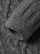 Howlin' - Super Cult Slim-Fit Cable-Knit Virgin Wool Sweater - Gray