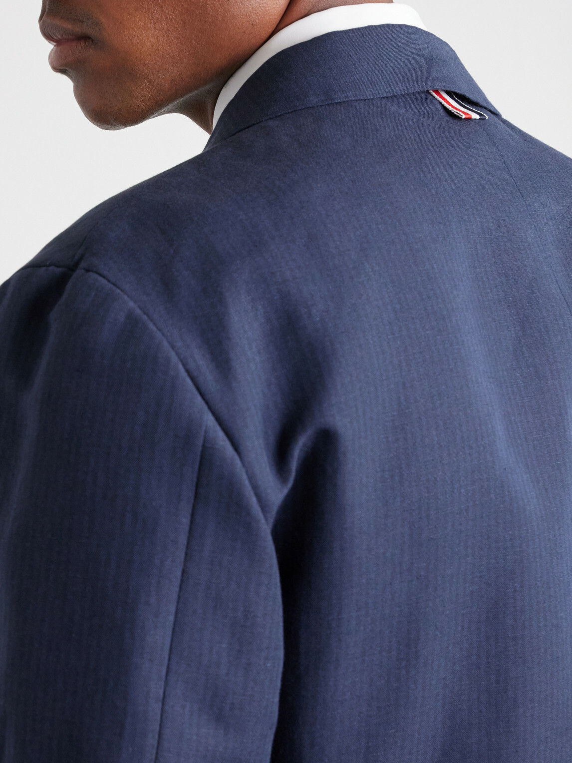 Thom Browne - Double-Breasted Striped Cotton and Linen-Blend Blazer - Blue
