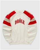 Drôle De Monsieur Le Sweatshirt Drùle Sport Red/Beige - Mens - Sweatshirts