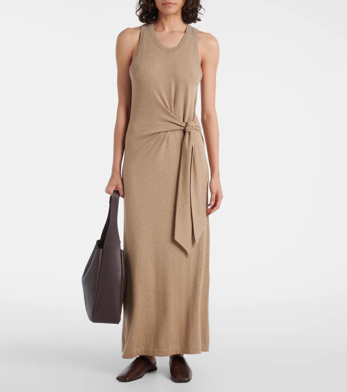 Lisa Yang Angeline cotton and cashmere maxi dress
