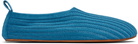 Meta Campania Collective Blue Aime Silk Rib Knit Flats