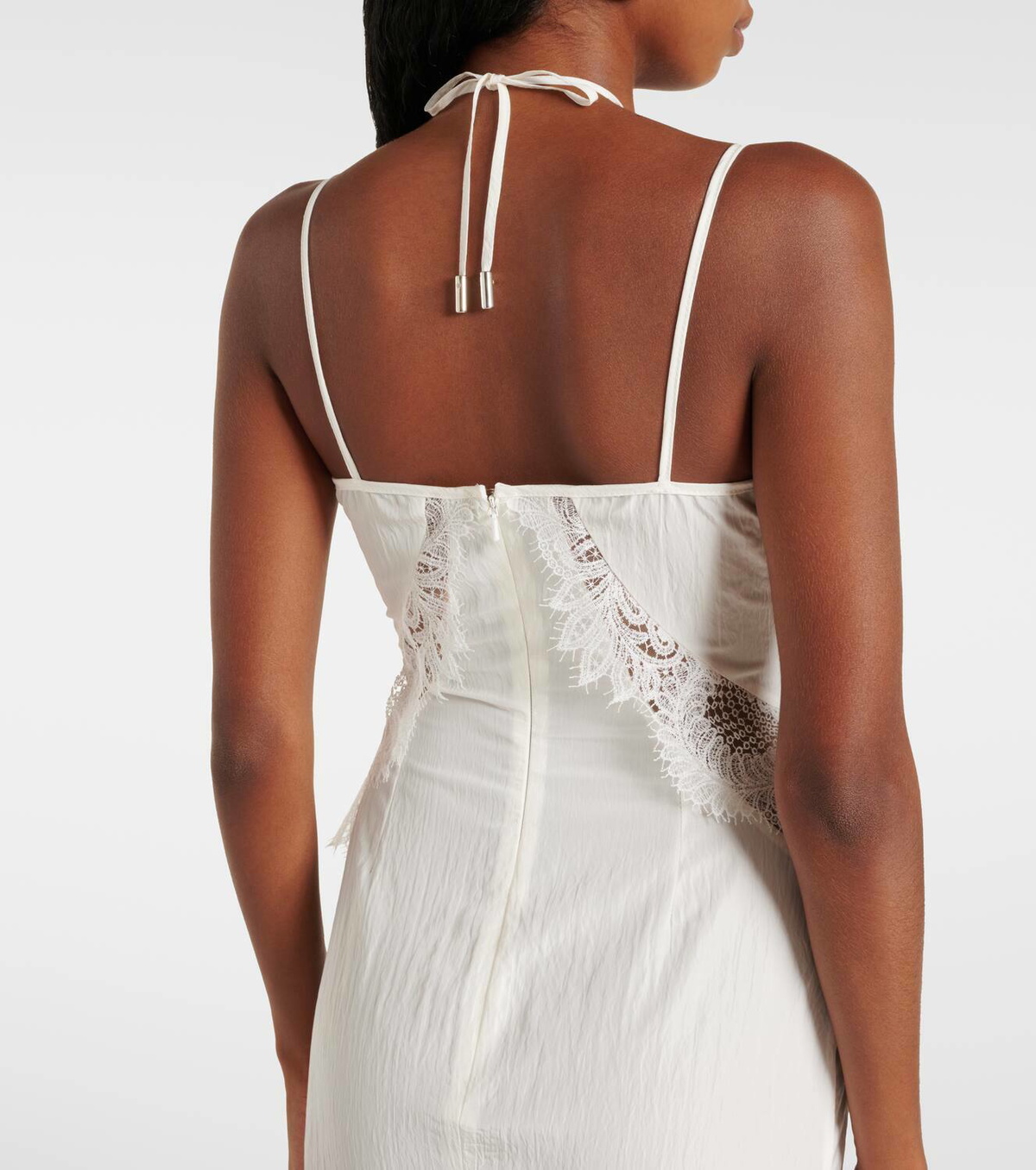 long lace boho dress Lace Long Sleeves Boho Wedding Dresses with Open Back – loveangeldress