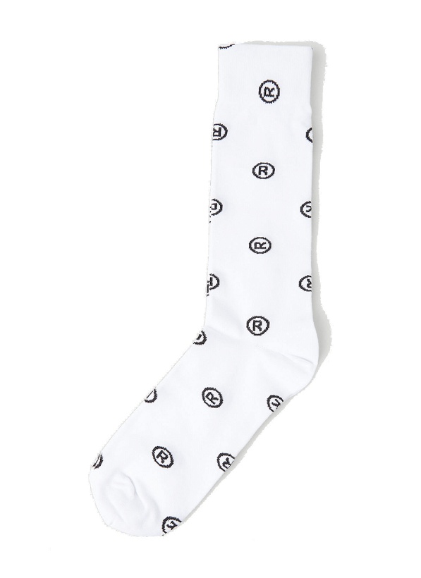 Photo: Logo Socks in White