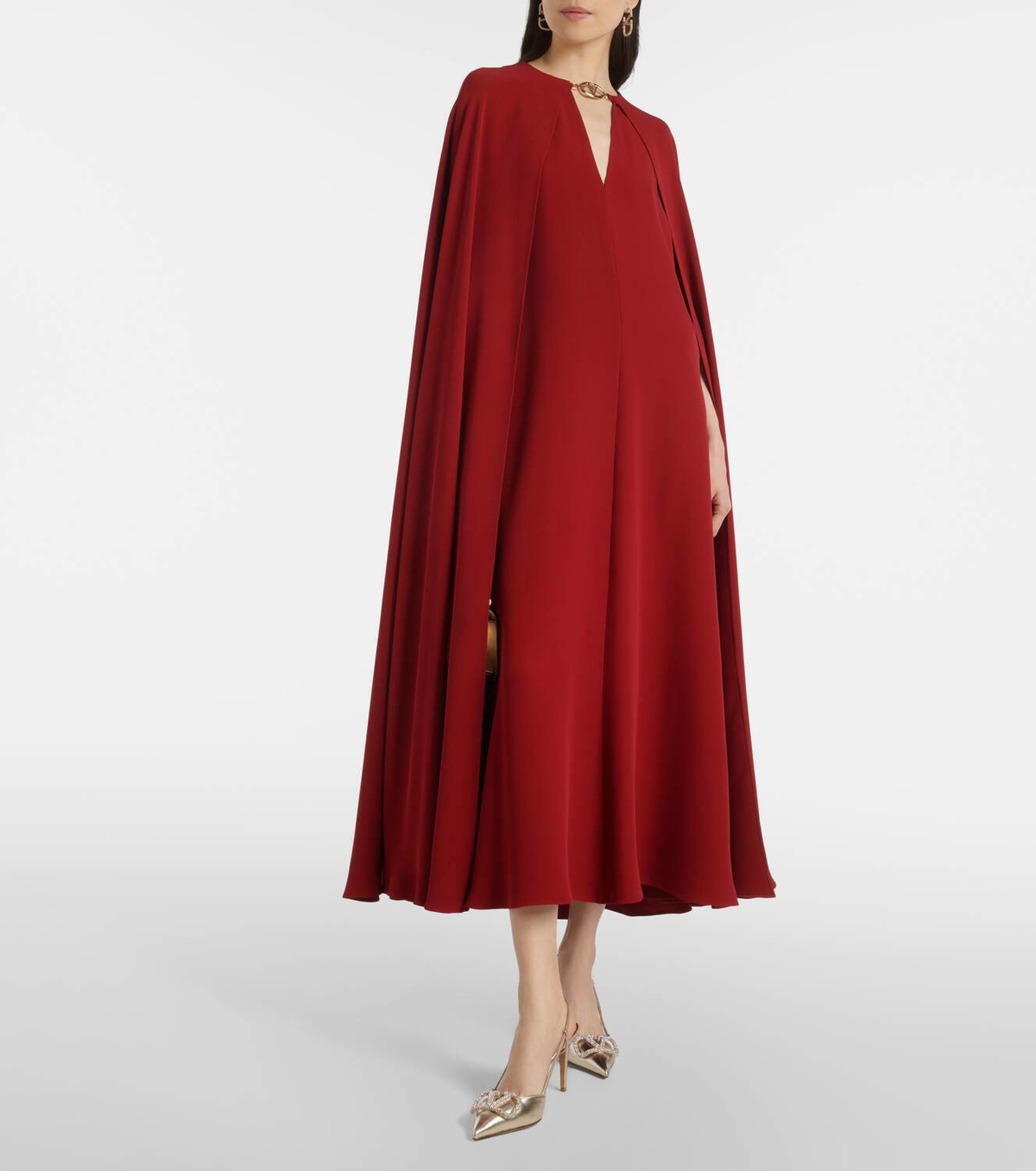 Valentino Garavani VLogo Signature metallic leather