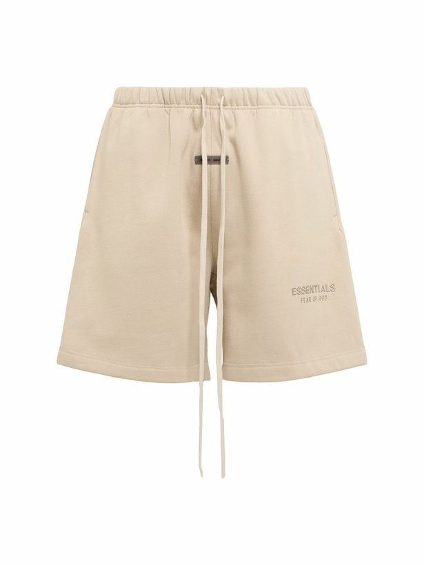 Photo: FEAR OF GOD ESSENTIALS Soccer Fleece Shorts
