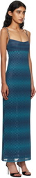 Miaou Blue Thais Maxi Dress