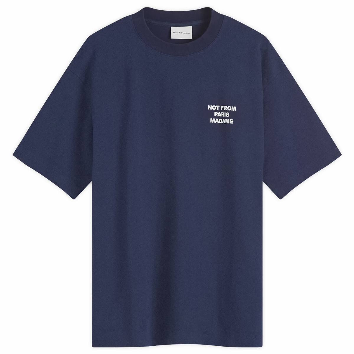 Tシャツ・カットソー DROLE DE MONSIEUR NOT FROM PARIS MADAME TEE Drôle De Monsieur Not From Paris Madame T-shirt | White