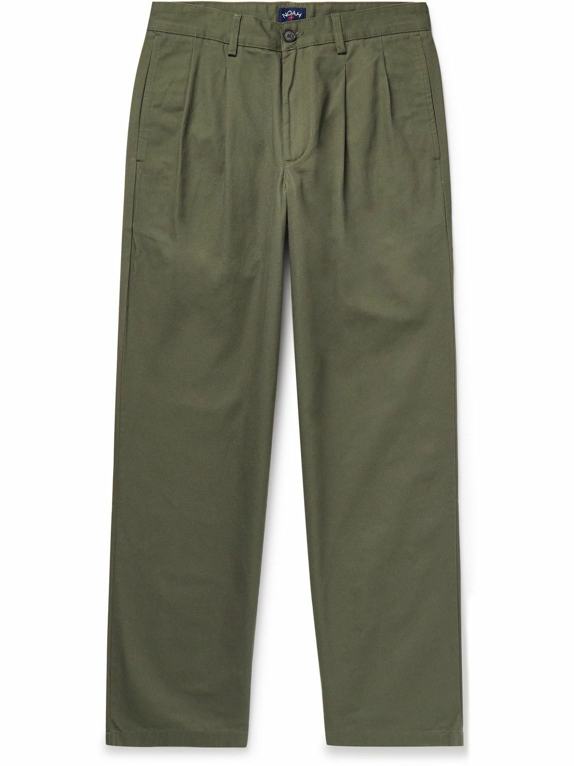 Noah - Straight-Leg Cotton-Corduroy Trousers - Green Noah NYC