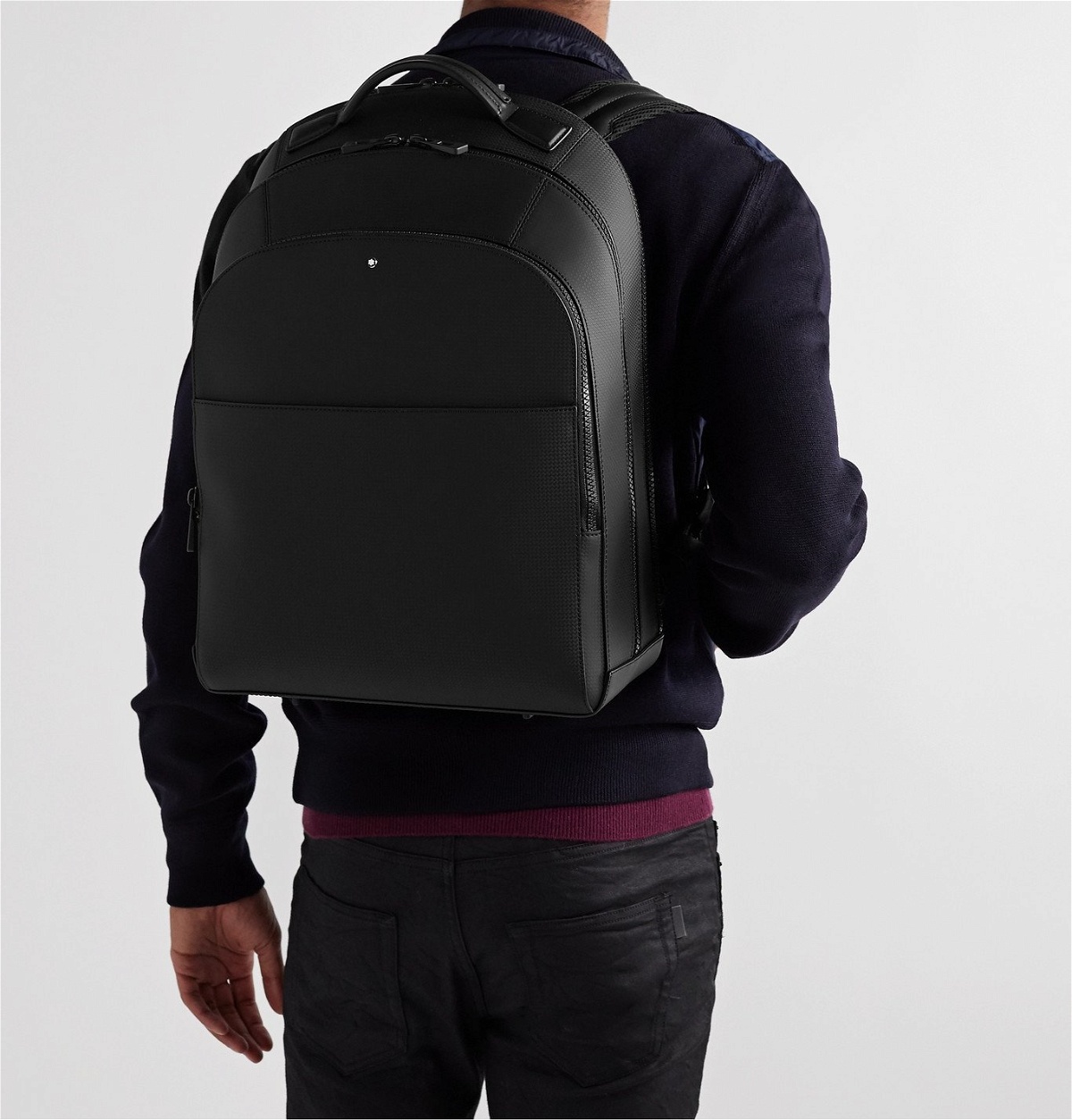 Montblanc Extreme 3.0 Large Leather Backpack - Grey