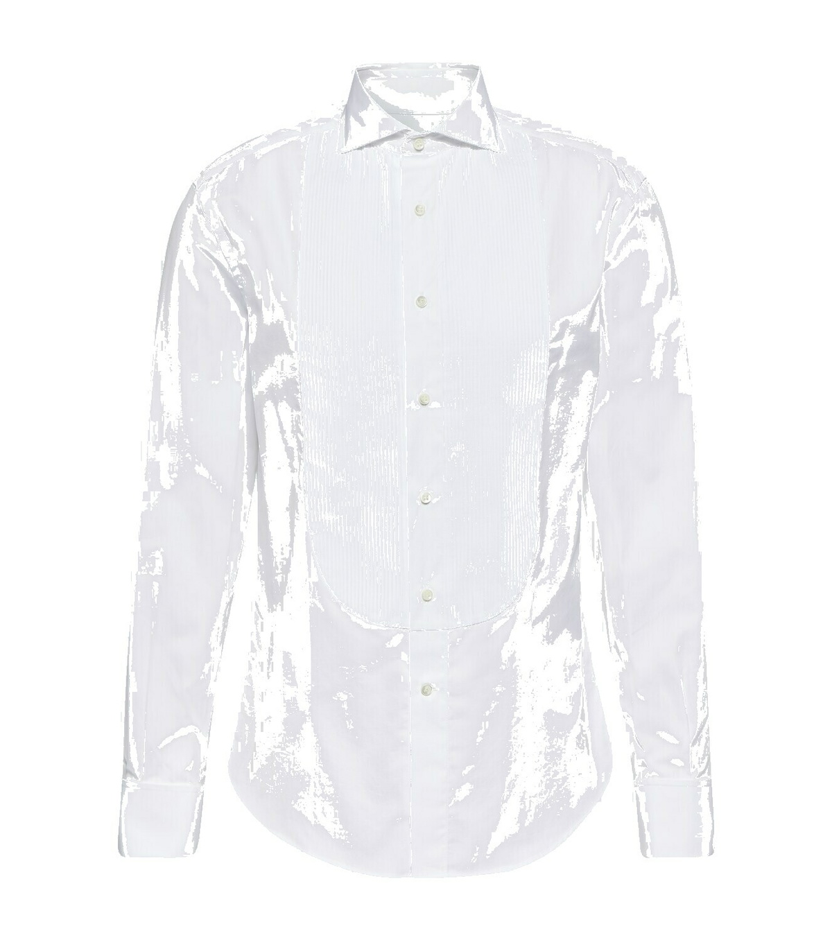 Brunello Cucinelli Blue Cotton Shirt