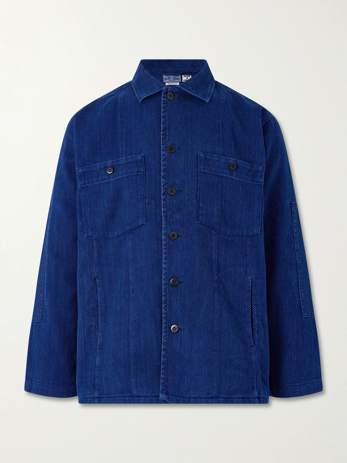 Blue Blue Japan - Textured-Cotton Overshirt - Blue