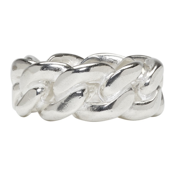 Photo: Maison Margiela Silver Curb Chain Ring