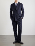 De Petrillo - Sorrento Wool-Twill Suit Jacket - Blue
