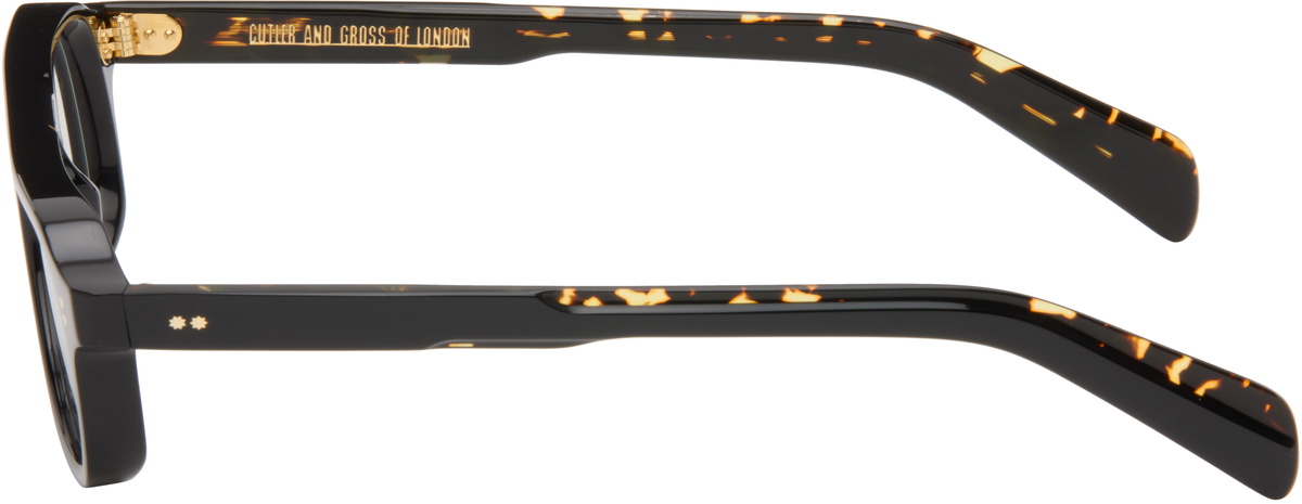 Cutler and Gross Black GR14 Aviator Optical Glasses