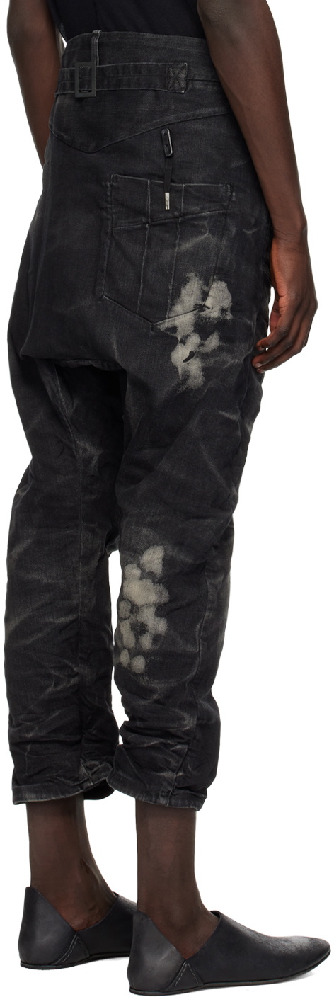 Boris Bidjan Saberi Black Faded Jeans