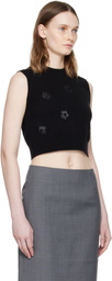 Cecilie Bahnsen Black Dean Sweater Vest