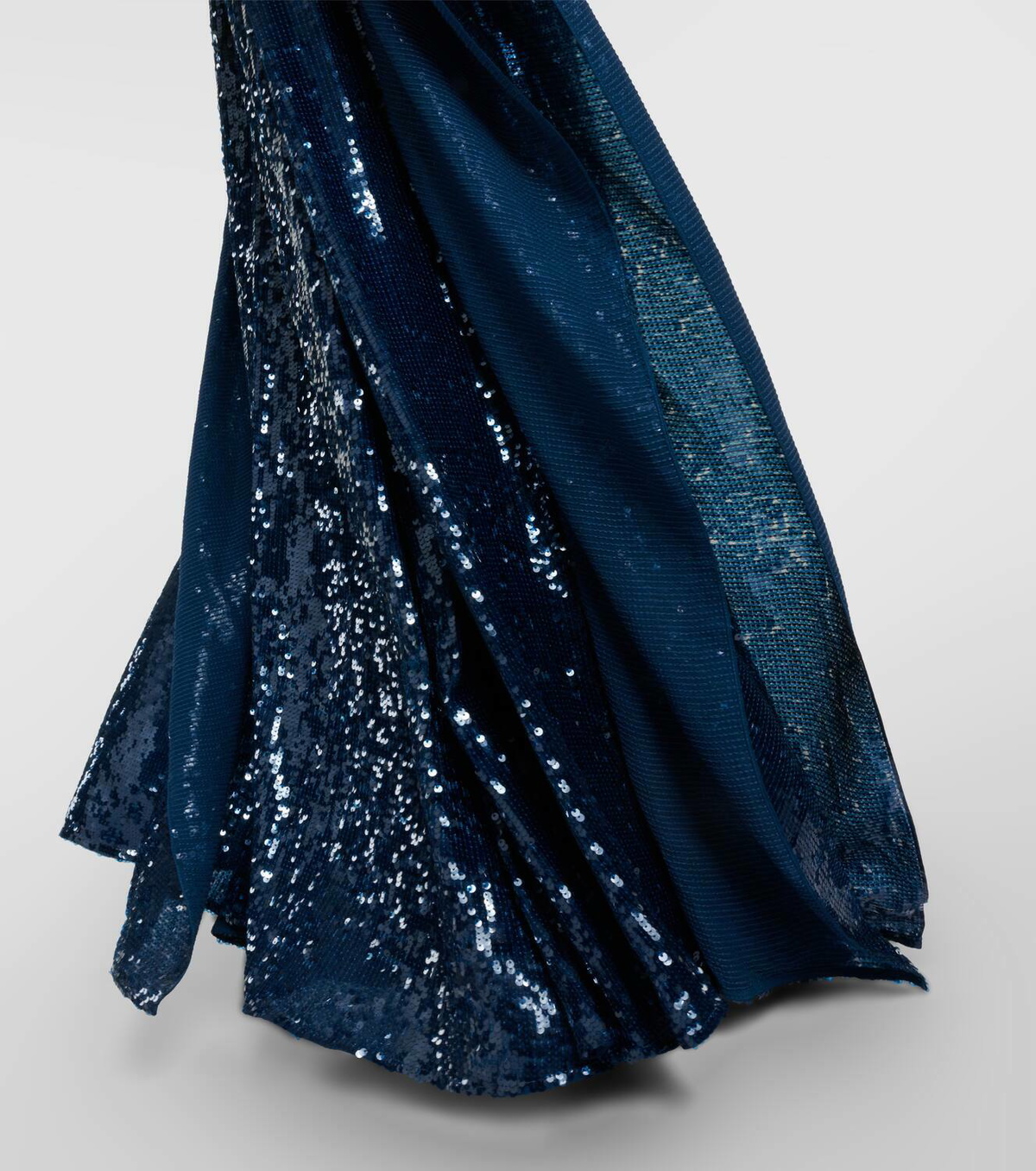 Erdem Caped sequined gown