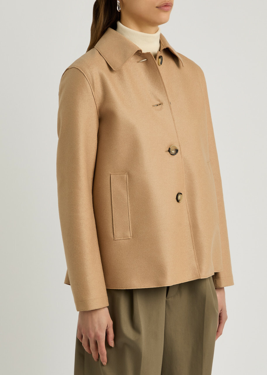 Harris Wharf London Wool Coat Beige